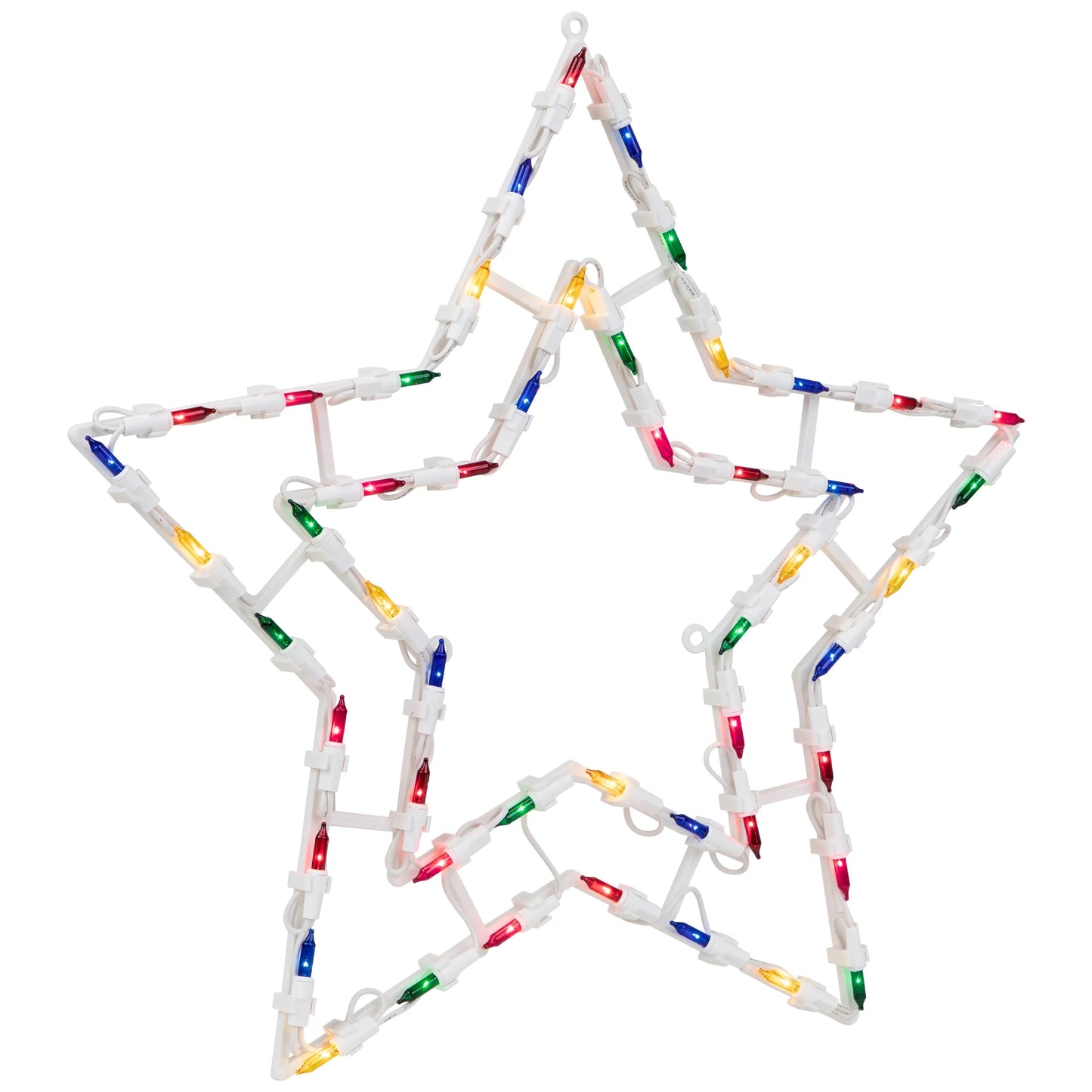 Stars,Star Shaped,Pre Lit Feature,Multicolored,Stars Christmas Hanging Decoration