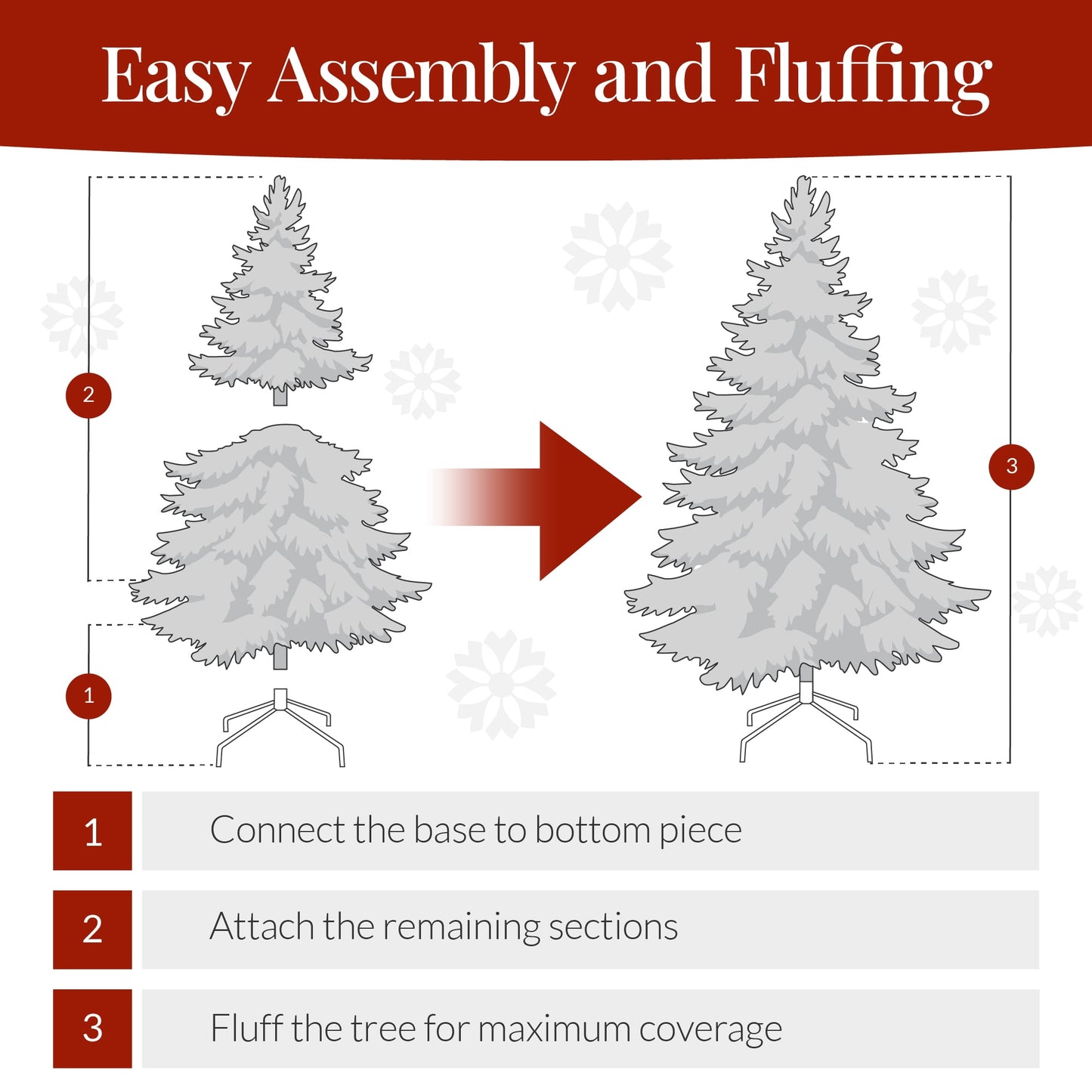 4.5Ft Artificial Full Black Christmas Tree Holiday Decoration W/ 362 Branch Tips, Foldable Base