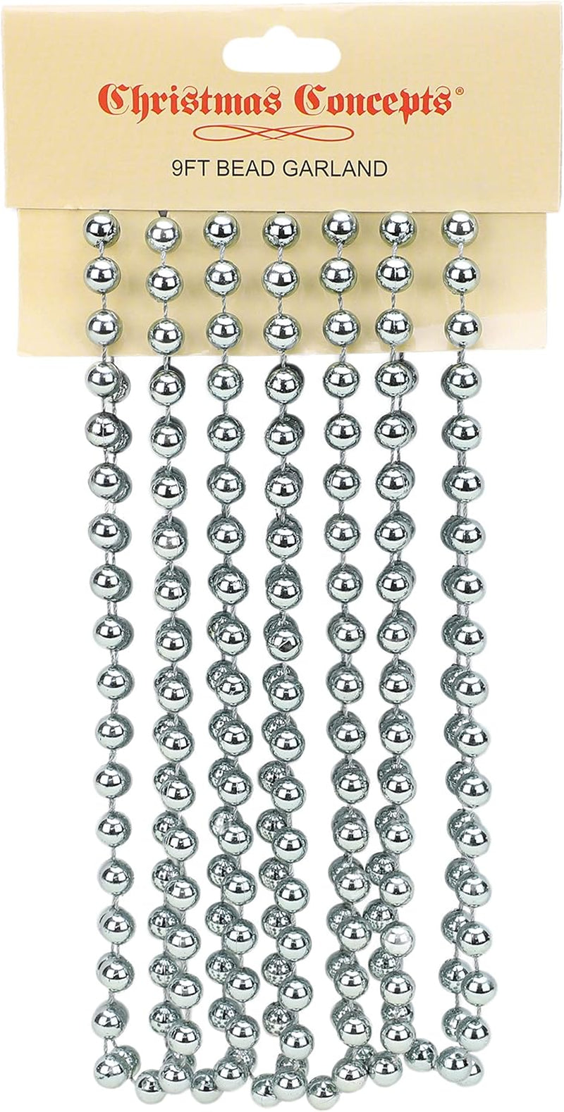 ® 9Ft Christmas Bead Chain - Christmas Bead Garlands - Christmas Ornaments (Turquoise)