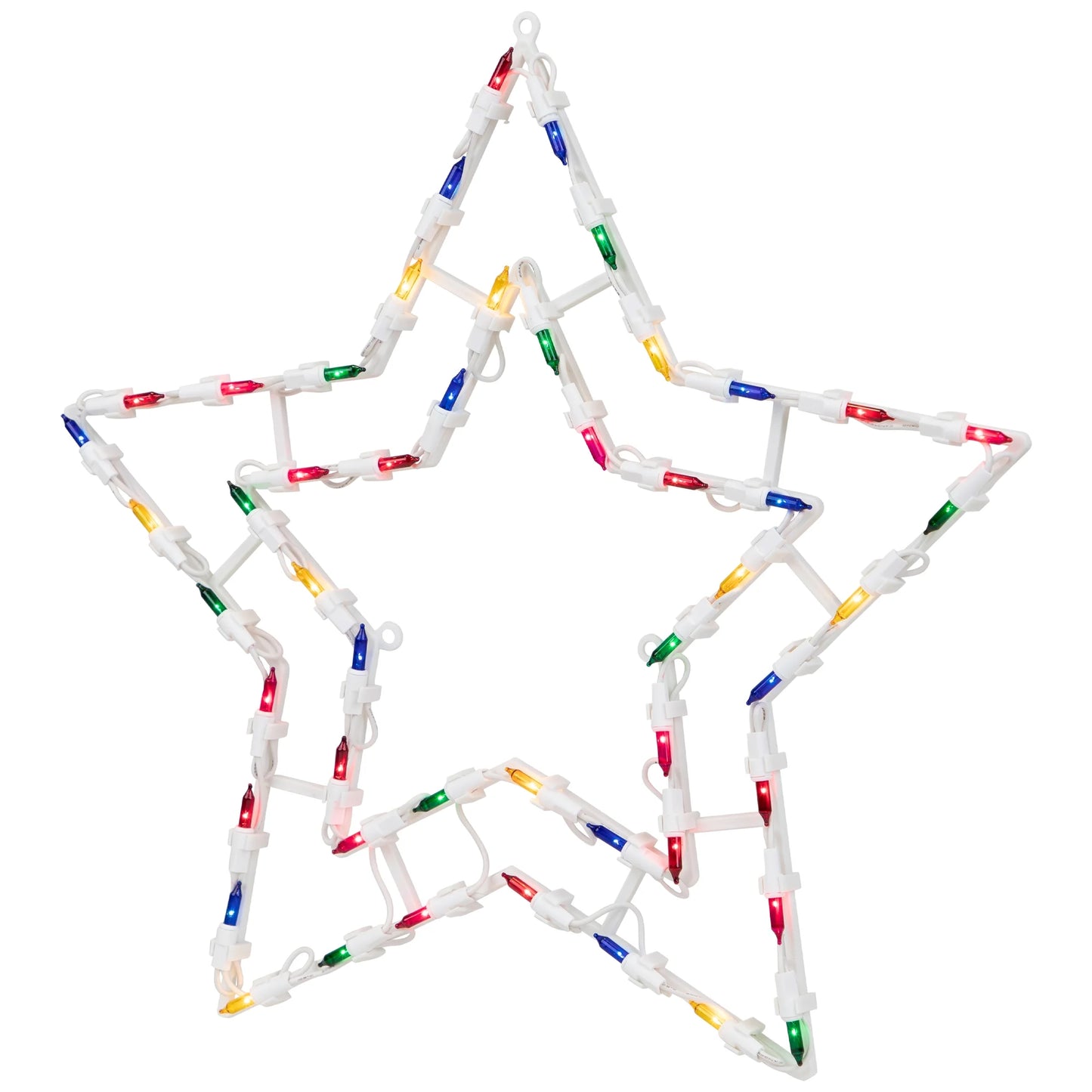 Stars,Star Shaped,Pre Lit Feature,Multicolored,Stars Christmas Hanging Decoration