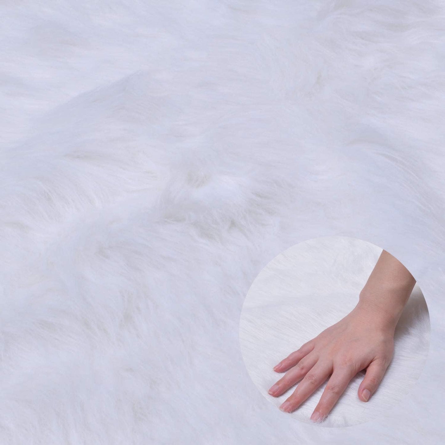 Christmas Tree Skirt, 48 Inch White Soft Faux Fur Tree Skirts Plush Christmas Decorations, White Ornaments Christmas Tree Skirts Xmas Decorations Indoor Holiday Party Decor