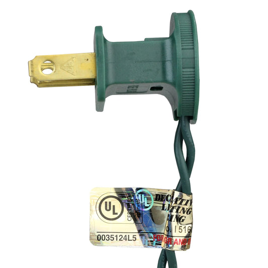 50-Count Blue Mini LED Christmas Lights, 16.25Ft Green Wire