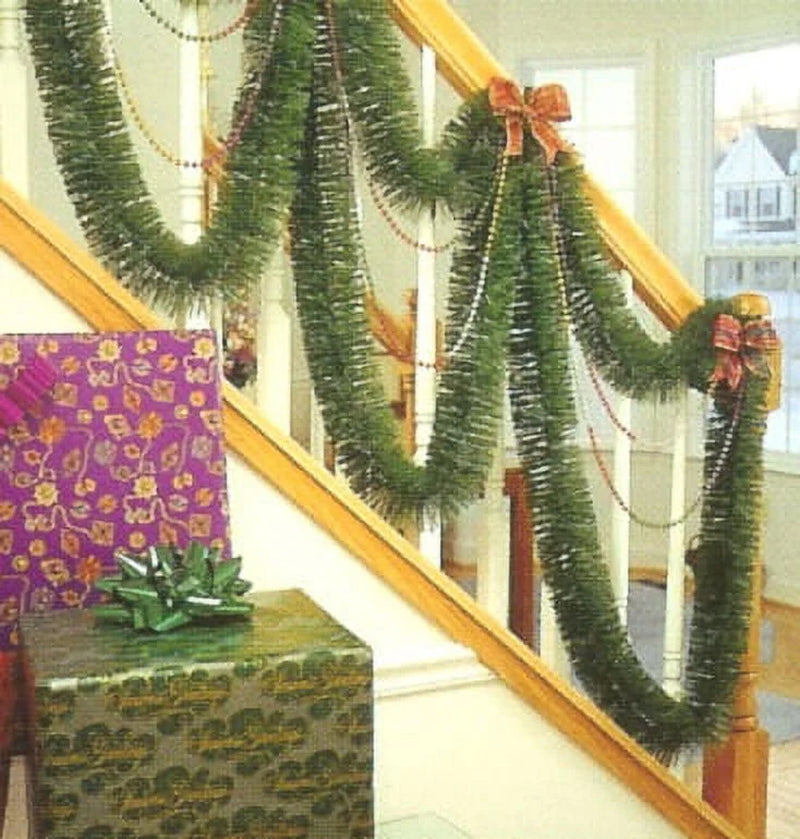 50' X 3.5" Unlit Green Mountain Pine Artificial Christmas Garland