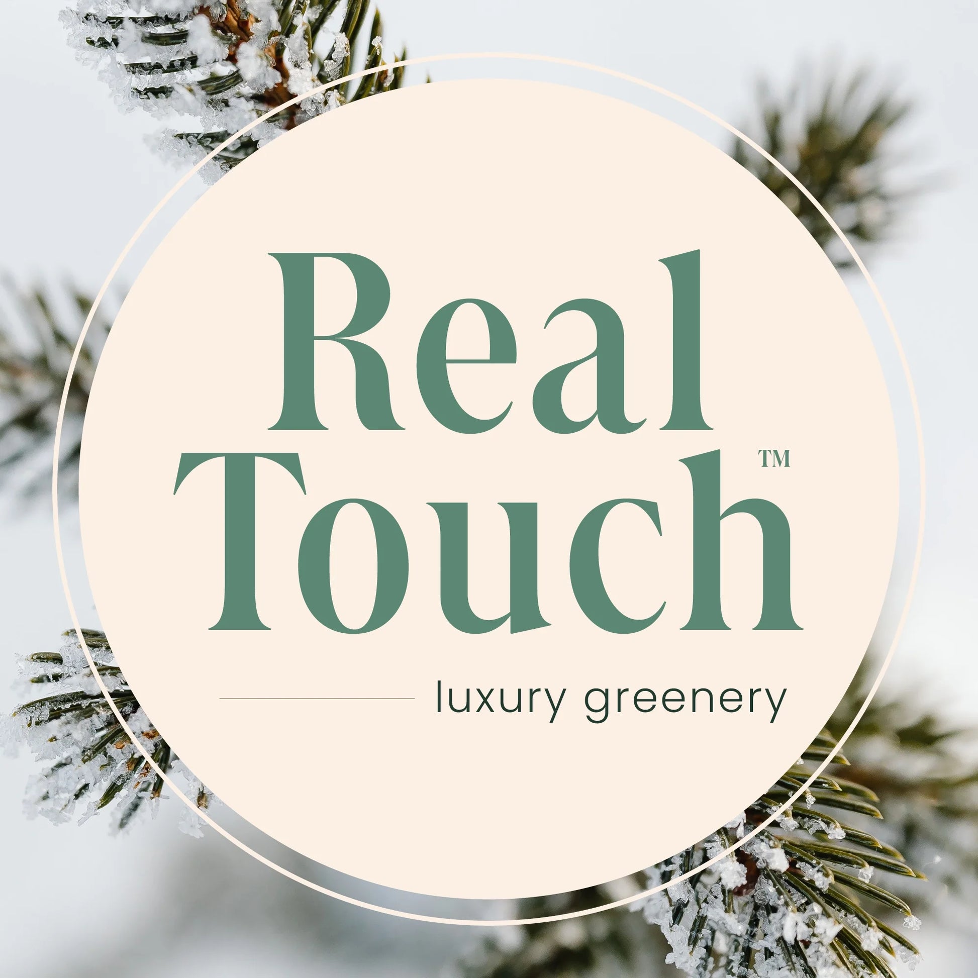 Real Touch™️ Slim Flocked Nordmann Fir Artificial Christmas Tree - 6.5' - Unlit