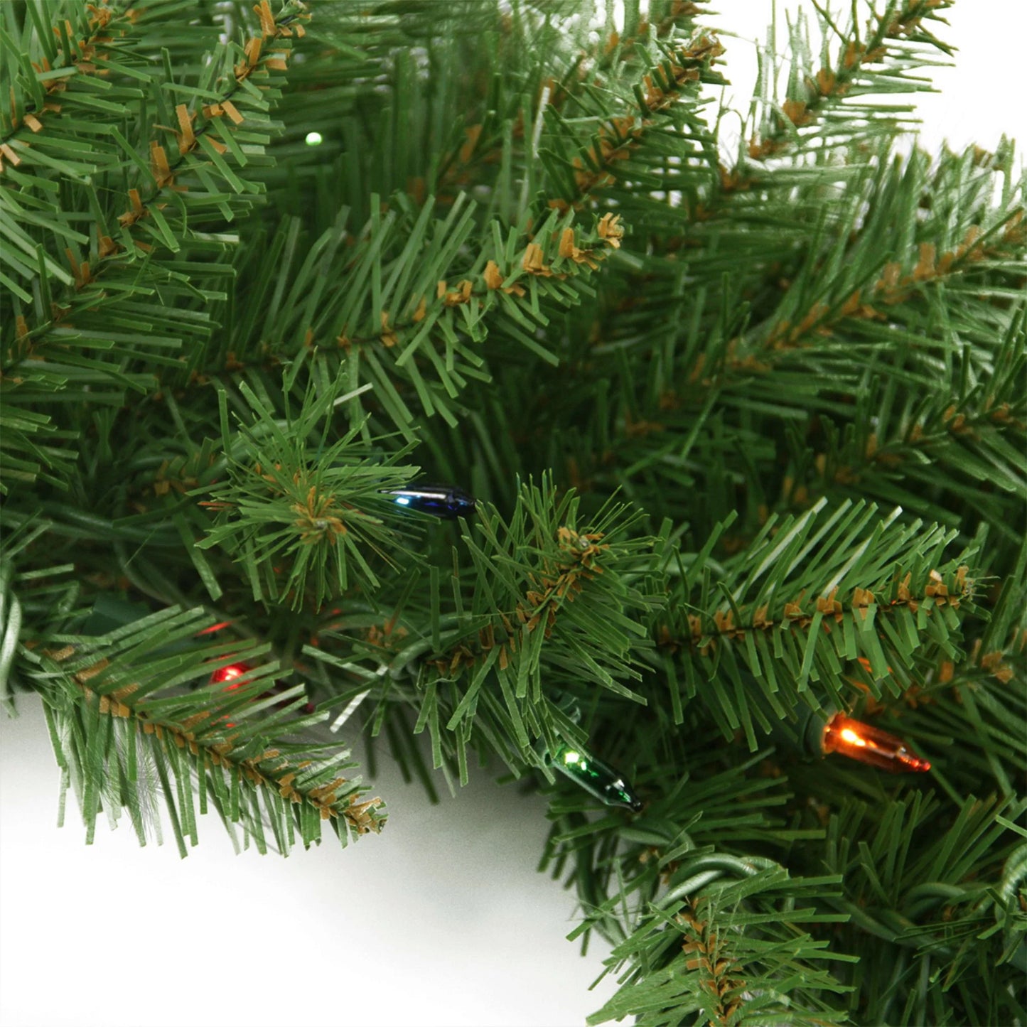 9' X 10" Prelit Northern Pine Artificial Christmas Garland - Clear Lights