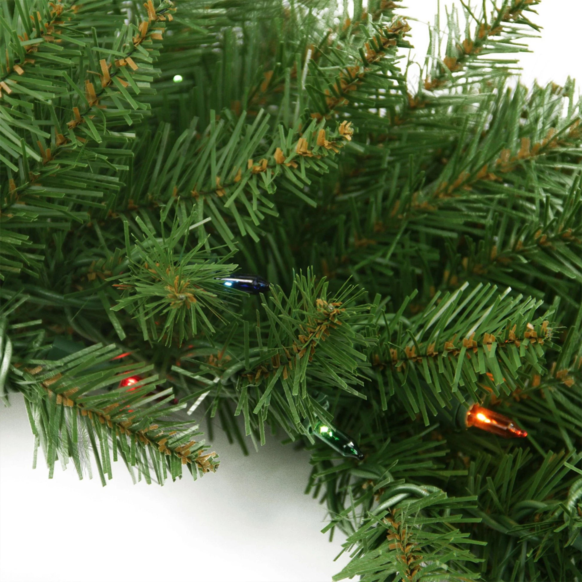 9' X 10" Prelit Northern Pine Artificial Christmas Garland - Clear Lights