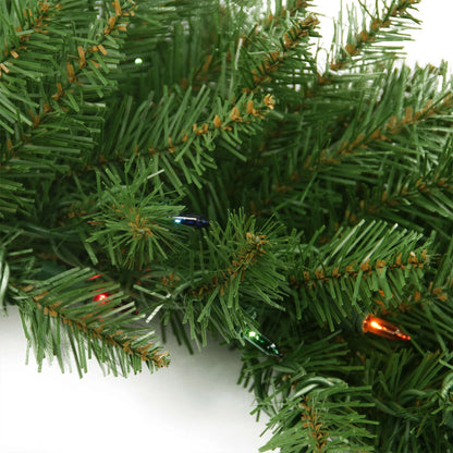 9' X 10" Prelit Northern Pine Artificial Christmas Garland - Clear Lights