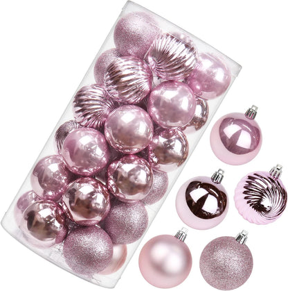 3.94" Large Christmas Balls Shatterproof Red Christmas Ornaments 6 Pcs Big Red Christmas Ornaments for Christmas Tree Holiday Wedding Party Decoration