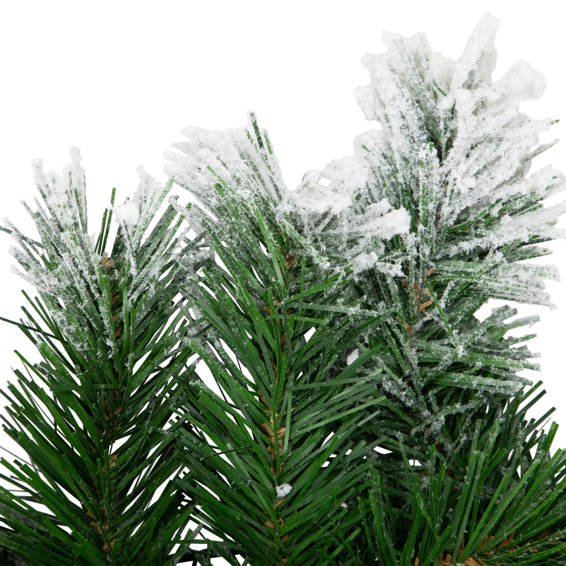36" Unlit Flocked Angel Pine with Pine Cones Artificial Christmas Wreath