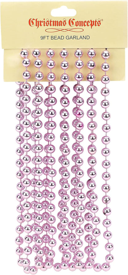 ® 9Ft Christmas Bead Chain - Christmas Bead Garlands - Christmas Ornaments (Turquoise)