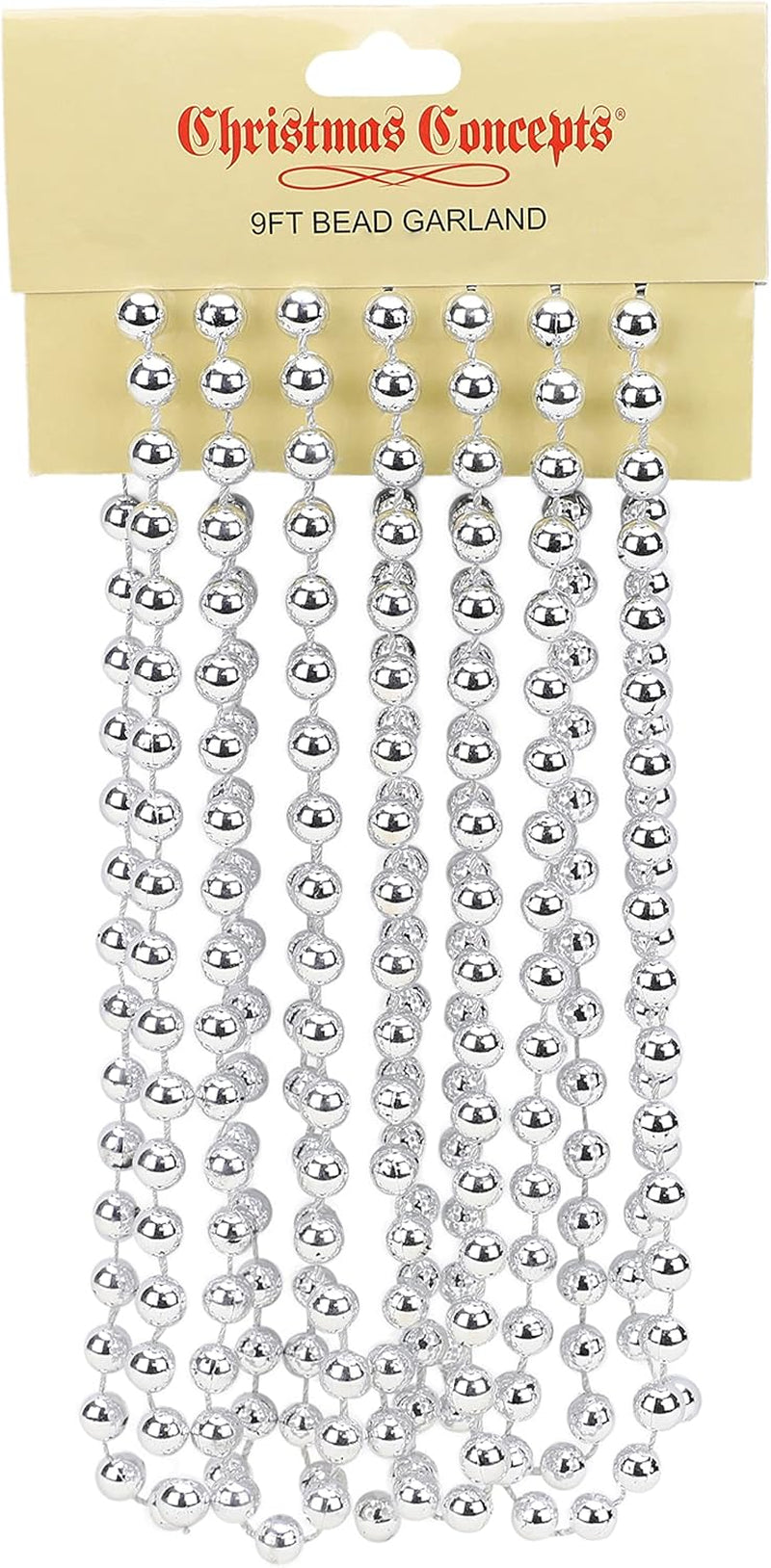 ® 9Ft Christmas Bead Chain - Christmas Bead Garlands - Christmas Ornaments (Turquoise)