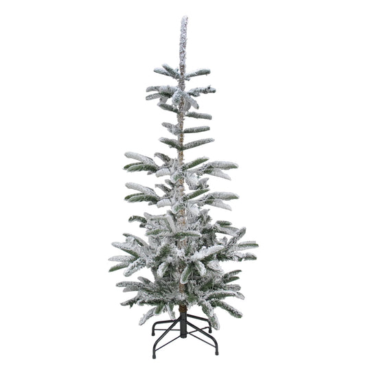 Real Touch™️ Slim Flocked Nordmann Fir Artificial Christmas Tree - 6.5' - Unlit