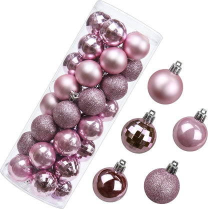 3.94" Large Christmas Balls Shatterproof Red Christmas Ornaments 6 Pcs Big Red Christmas Ornaments for Christmas Tree Holiday Wedding Party Decoration