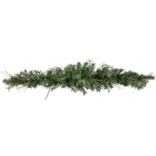 6' X 9" Unlit Country Mixed Pine Artificial Christmas Garland