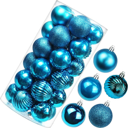 3.94" Large Christmas Balls Shatterproof Red Christmas Ornaments 6 Pcs Big Red Christmas Ornaments for Christmas Tree Holiday Wedding Party Decoration