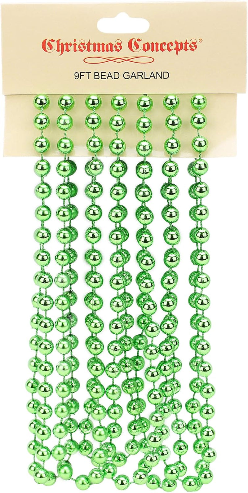 ® 9Ft Christmas Bead Chain - Christmas Bead Garlands - Christmas Ornaments (Turquoise)
