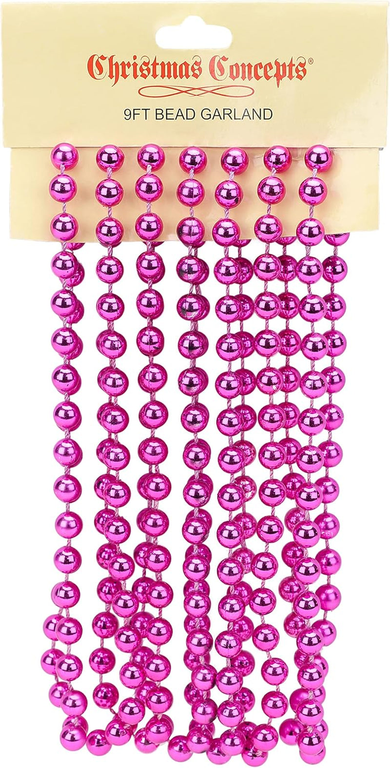 ® 9Ft Christmas Bead Chain - Christmas Bead Garlands - Christmas Ornaments (Turquoise)