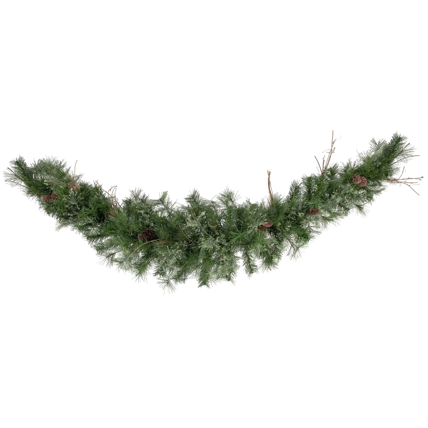 6' X 9" Unlit Country Mixed Pine Artificial Christmas Garland