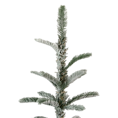 Real Touch™️ Slim Flocked Nordmann Fir Artificial Christmas Tree - 6.5' - Unlit