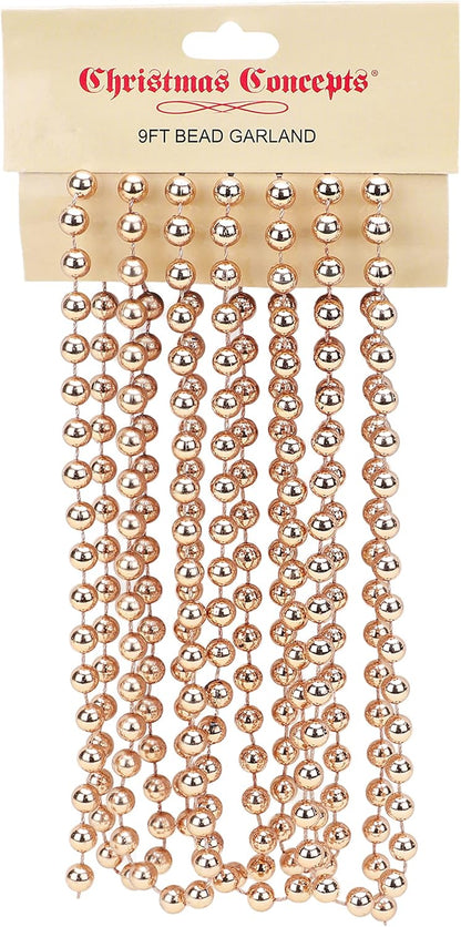 ® 9Ft Christmas Bead Chain - Christmas Bead Garlands - Christmas Ornaments (Turquoise)