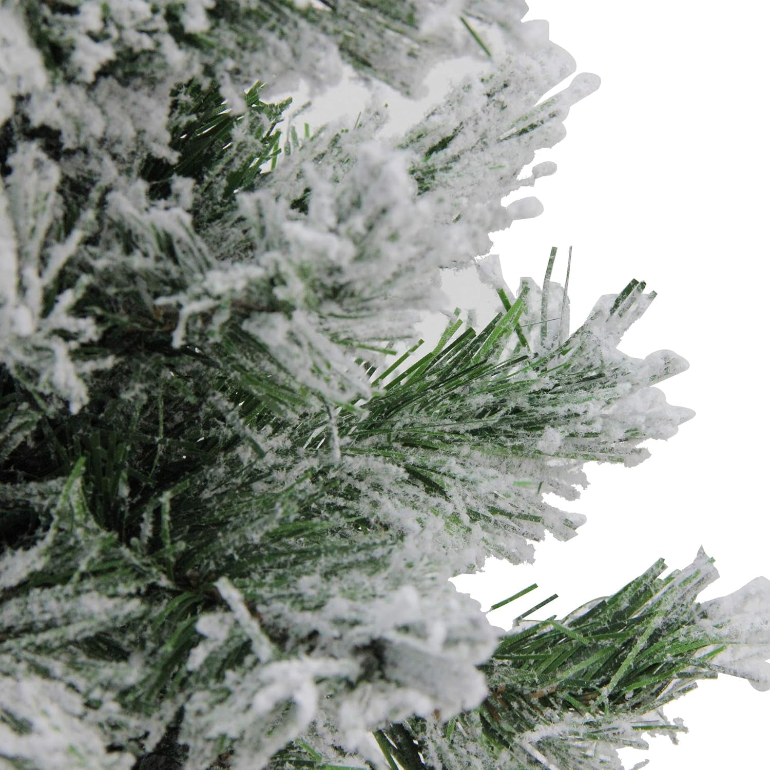 Pine Artificial X-Mas Tree in Burlap Base, 18", White