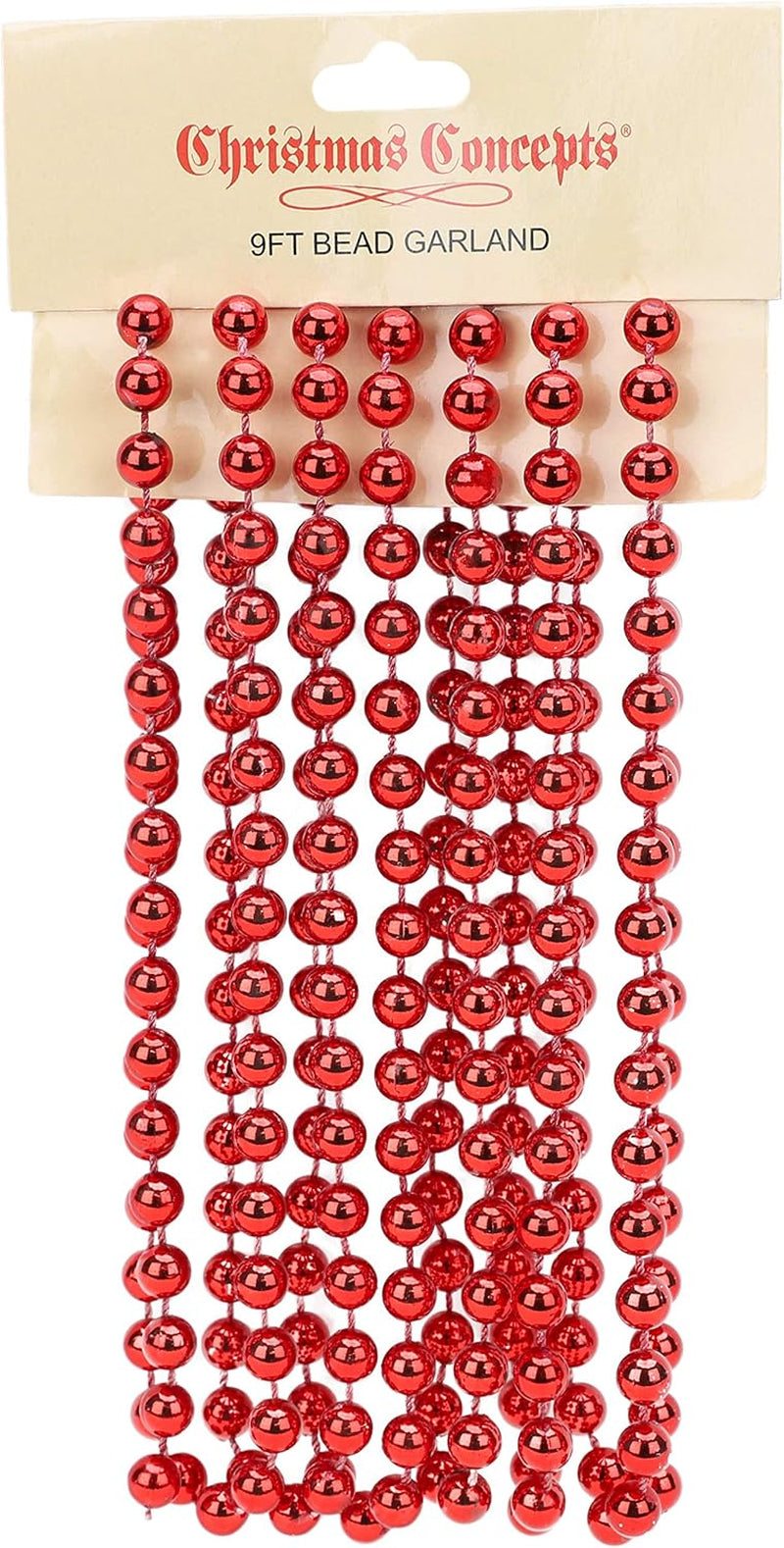 ® 9Ft Christmas Bead Chain - Christmas Bead Garlands - Christmas Ornaments (Turquoise)